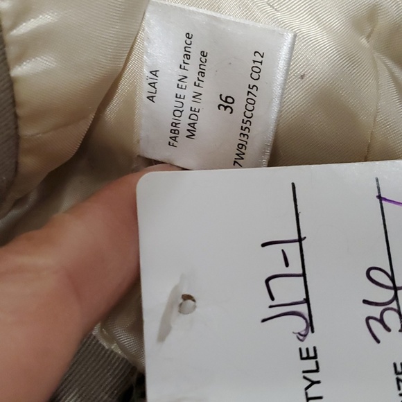 Sz 36 nwot $5130 ALAIA mongolian lamb fur mini skirt from 2018 runway - Picture 7 of 9